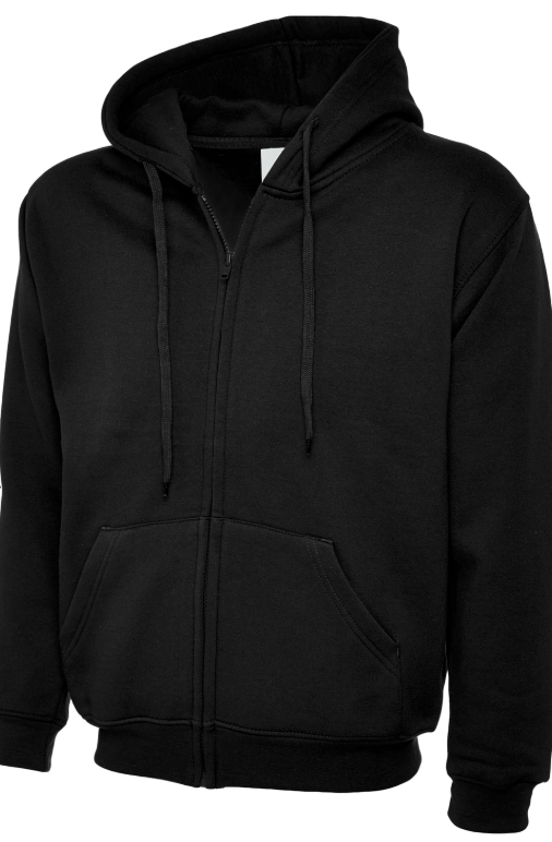 100 Uneek Full Zip Hooded Sweatshirt Bundle (Free Print) Uneek