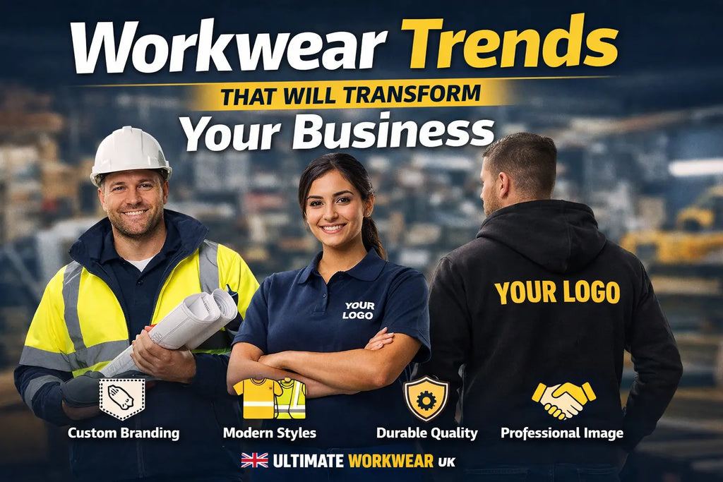 Printed and embroidered workwear trends for UK businesses
