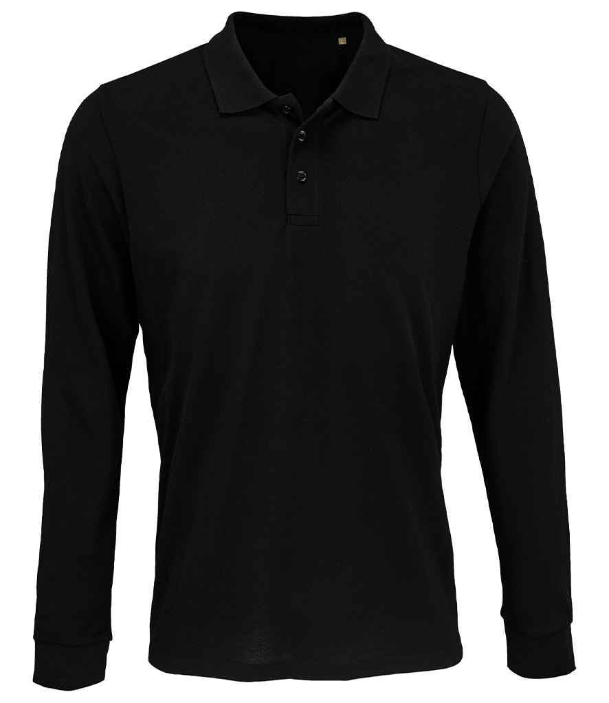 SOL'S Unisex Prime Long Sleeve Piqué Polo Shirt SOL'S