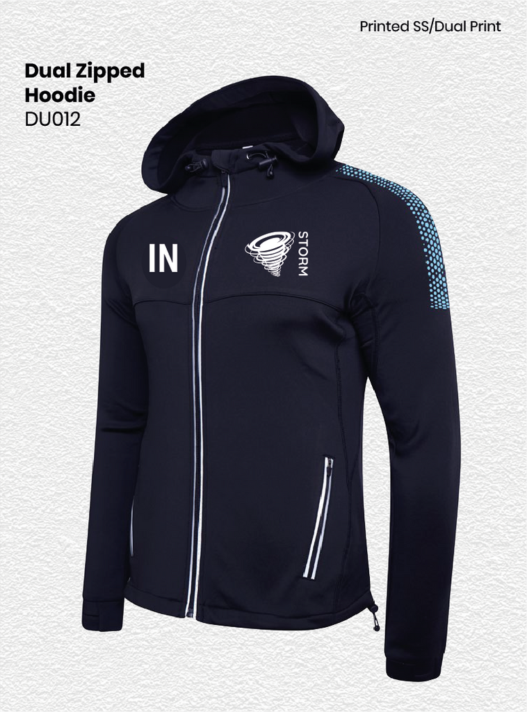 Seevic Dual zipped hoodie (DU012) Surridge