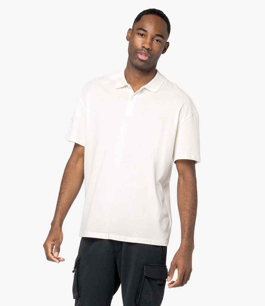 Native Spirit Drop Shoulder Piqué Polo Shirt Native Spirit