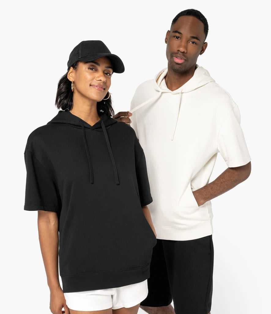 Native Spirit Unisex French Terry Hooded Short Sleeve Sweatshirt Native Spirit