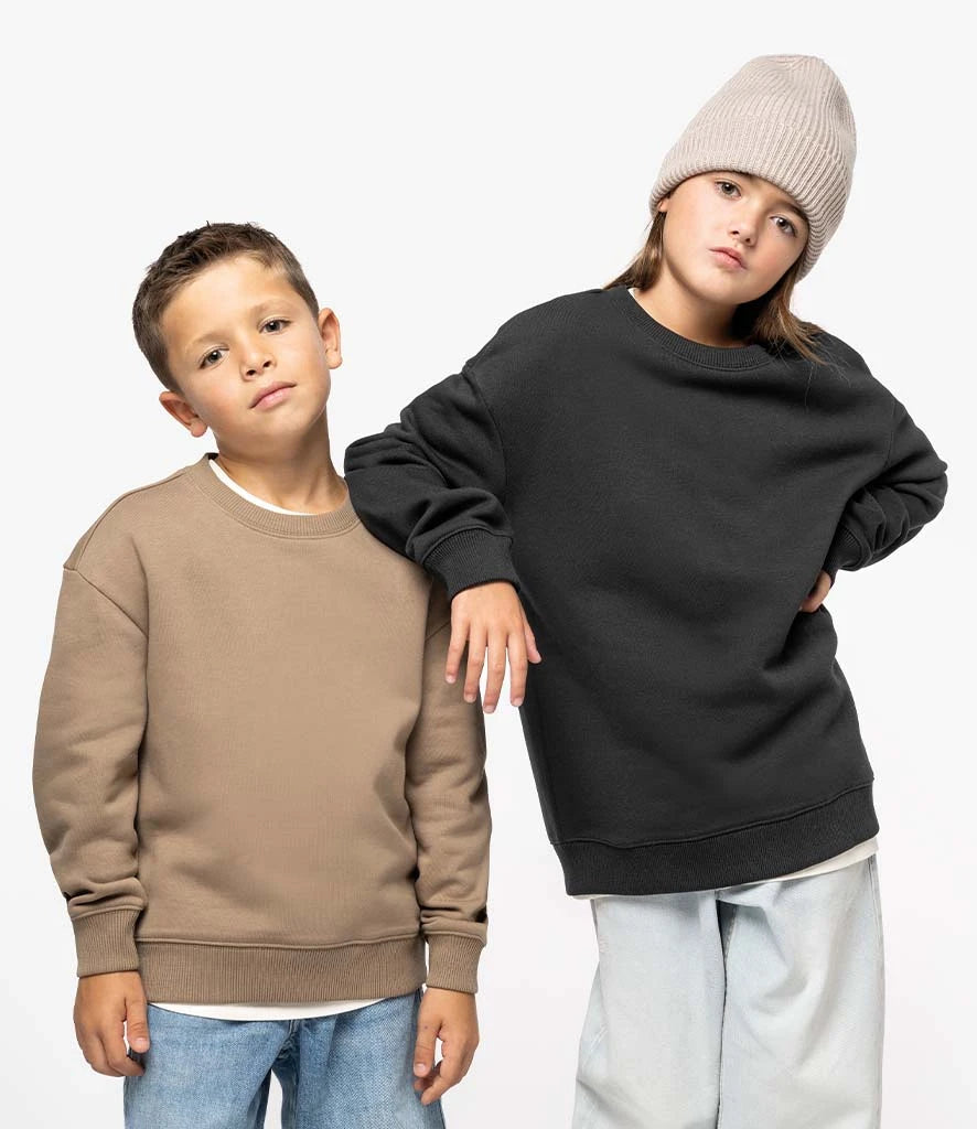 Native Spirit Kids Oversized Round Neck Sweatshirt Native Spirit