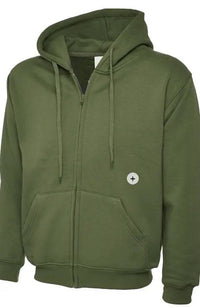 100 Uneek Full Zip Hooded Sweatshirt Bundle (Free Print) Uneek
