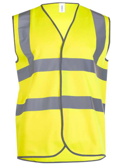 100 Hi Vis Safety Waistcoat Bundle (Free Print) Uneek