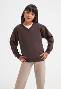 Childrens V Neck Sweatshirt Uneek
