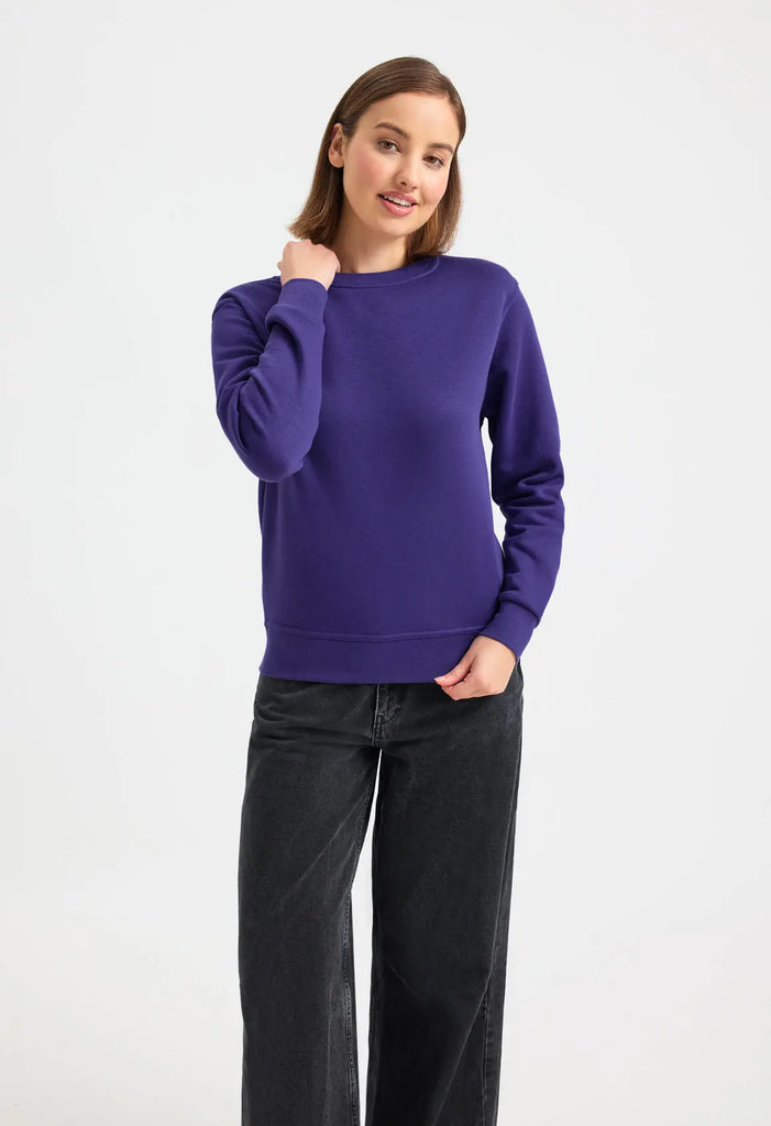 Ladies Deluxe Crew Neck Sweatshirt Uneek