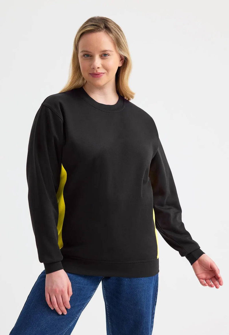 Two Tone Crew New Sweatshirt Uneek