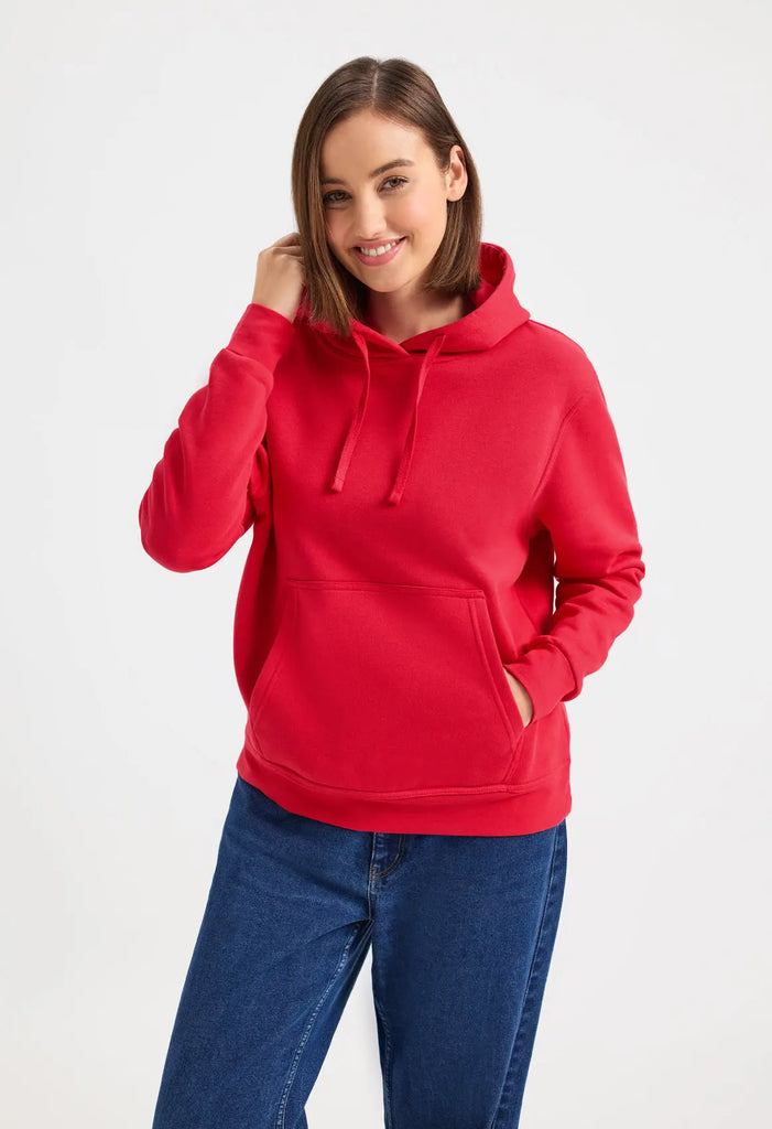 Ladies Deluxe Hooded Sweatshirt Uneek