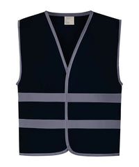 Hi-vis reflective border kids waistcoat (HVW102CH)