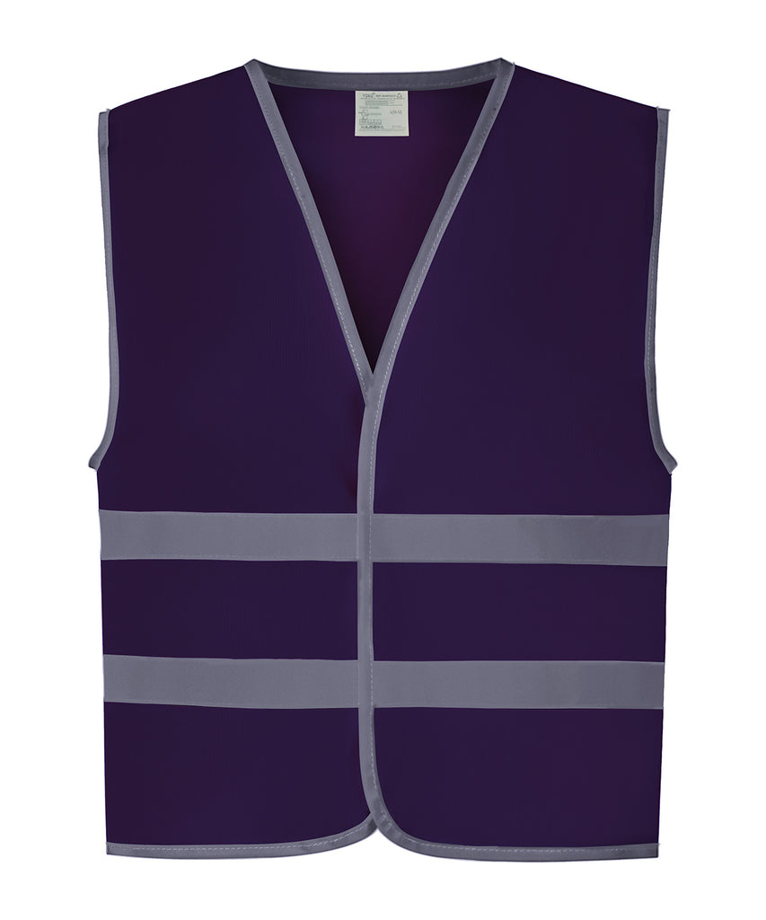 Hi-vis reflective border kids waistcoat (HVW102CH)