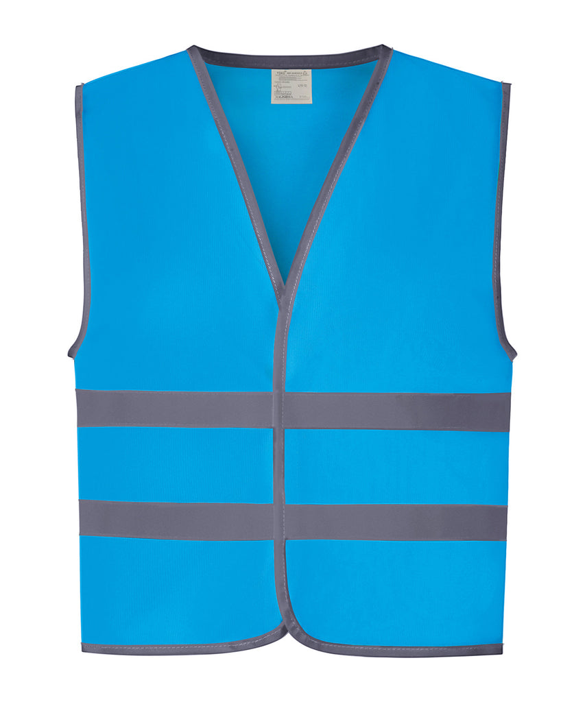 Hi-vis reflective border kids waistcoat (HVW102CH)