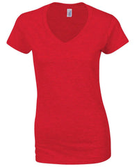 Gilden Softstyle Womans V-Neck T-Shirt (GD078) Gildan