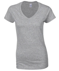 Gilden Softstyle Womans V-Neck T-Shirt (GD078) Gildan